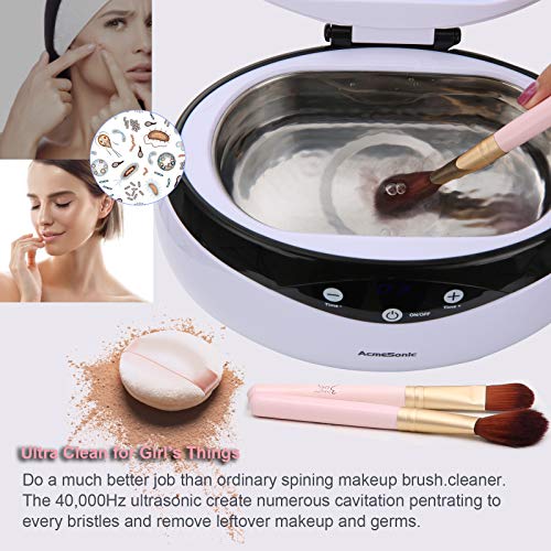 2 Ultrasonic+Cleaner+Jewelry+Eyeglass+Frequency