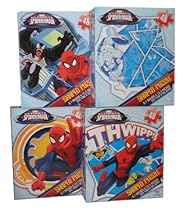 Marvel the Ultimate Spider-Man 48 Piece Shaped Puzzle (variety 4 pack)