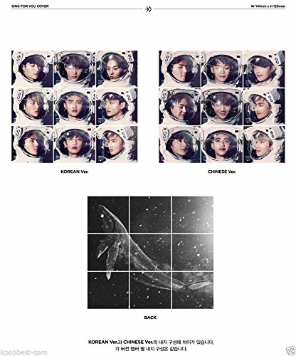 Exo Sing For You Korean Random Ver Cd Photobooklet Photocard Postcard Sticker Message Card Offical Folded Poster Amazon Es Musica