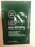 Paul Mitchell Tea Tree Lavender Mint Deep Conditioning Mineral Hair Mask .85 Ounce, 3 Pack Travel Set