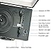 Vinyl Record Player - Vintage Suitcase Turntable 3 Speed for 7〞10〞12〞 LP Bluetooth 2 Stereo Speakers 9V 1.5A DC in Standard RCA Headphone Outputs,Black (Black) (Black)