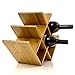 Wine Rack Wine Holder Wine Storage 8 Bottle Rack Horizontal Storage Compact Design Made of Organic Bamboo by Intriom Bamboo Collection