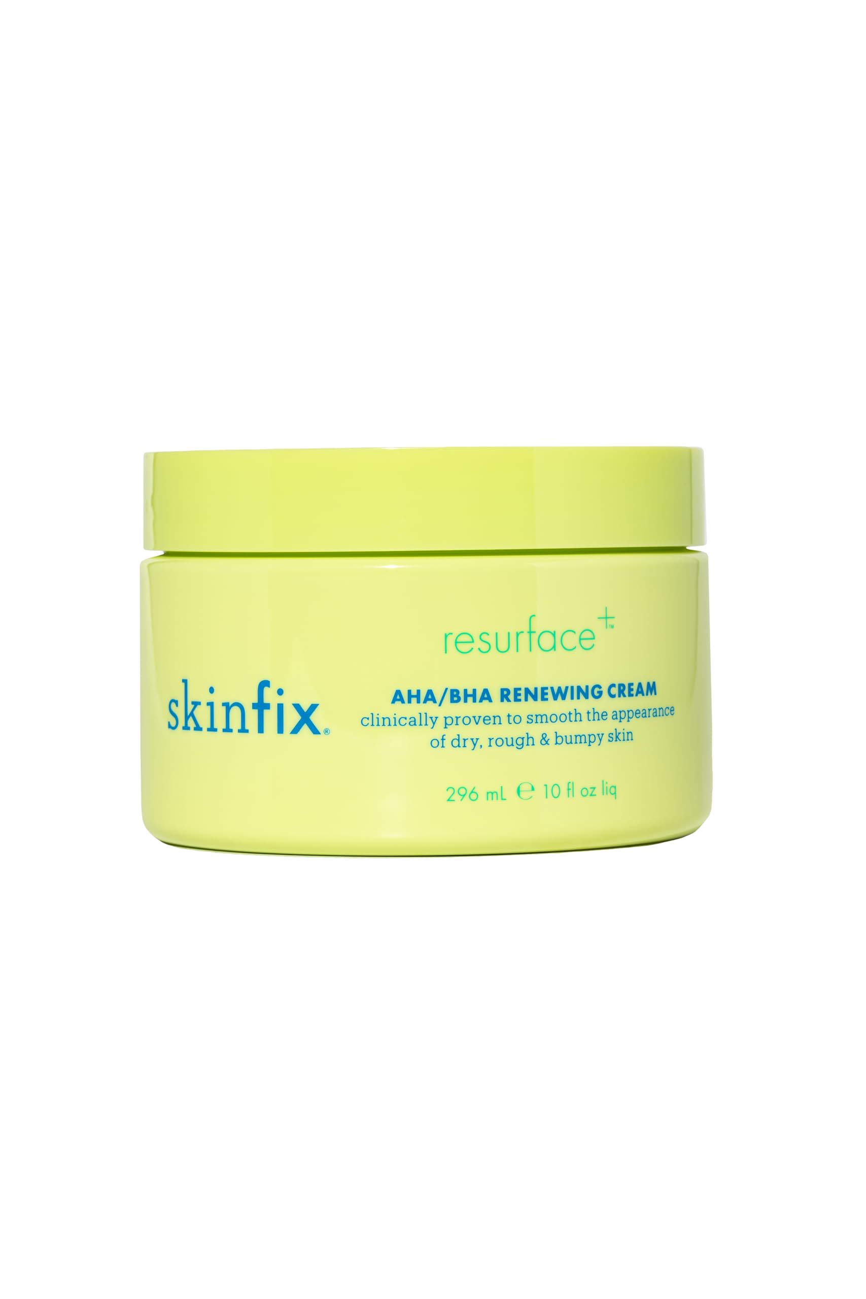 Skinfix AHA/BHA Renewing Body Cream - 10 oz - Skin-Softening Moisturizer with Gentle Exfoliation - Boosts Glow & Radiance - Vegan, Cruelty Free