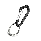 MONOCARBON Keychain Clip Carbon Fiber