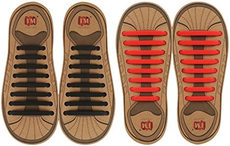 INMAKER No Tie Shoelaces, Pack of 2, Elastic Shoe Laces for Kids and Adults