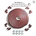 22.1ft LONG SET-16 CORNER GUARDS Protectors. SafeBaby & Child Safety BabyProof Clear protective bumper guards for furniture. Cushion foam strip bricks pad childproof fireplace guard for toddlers.Brown