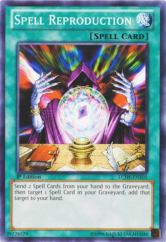 Yu-Gi-Oh! - Spell Reproduction (LCJW-EN101) - Legendary Collection 4: Joey's World - 1st Edition - Common