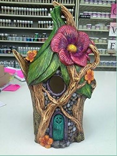 Fairy Bird House - Fairy Cottage Ready to Paint (Unpainted) Ceramic Bisque by Doc Holliday
