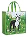 Reusable Shopping Bags - Set of 2 Eco-Friendly Tote Bags, Boston Terrier