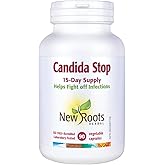 New Roots Herbal Candida Stop, Support for Internal Balance & Digestive Health with Black Walnut and Echinacea Extract, 90 Ve