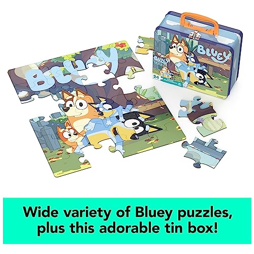 Bluey 11 Puzzle Bundle Set, 8 and 24Piece Wood, Fuzzy, & DieCut