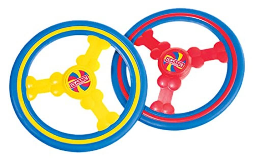 CLASSIC Pet Products Tri-Bone Flyer, Colours Vary, Green