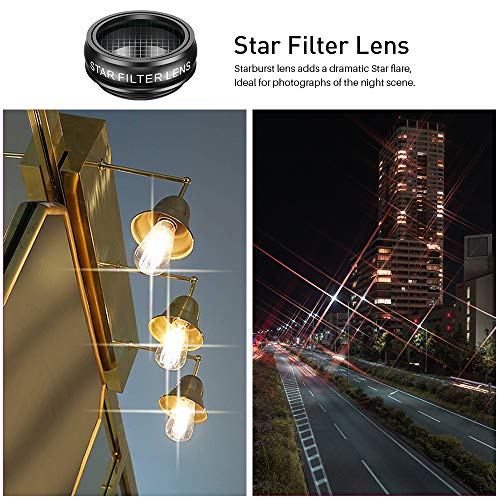 SHUTTERMOON Upgraded Phone Camera Lens Kit for iPhone 13/12/11/X/8/7