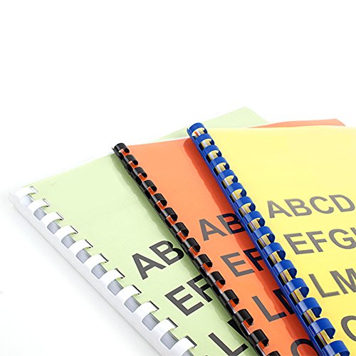 image for MyLifeUNIT Plastic Comb Binding Spines, 20 Sheets 5/16” Diameter Bin