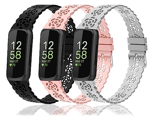 Fitbit Nigaee Lace Silicone Bands Inspire 3/inspire