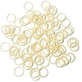Pet Supply 200 Pack Tiny Rubber Bands Dog Hair Ties.3/8" Ivory Hair Rubber Bands for Dog Bows, Mini Rubber Bands for Hair,Dog Grooming Top Knots,Dog Bows,Braids,and Dreadlocks (Ivory)