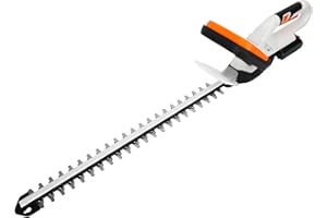 LIGO 20V Cordless Hedge Trimmer | 21" Laser-Cut Blade for Thick Branches | 2.0Ah PowerShare Battery | 4.5 lbs Ultra-Light with Low Vibration | Fast Charger Included