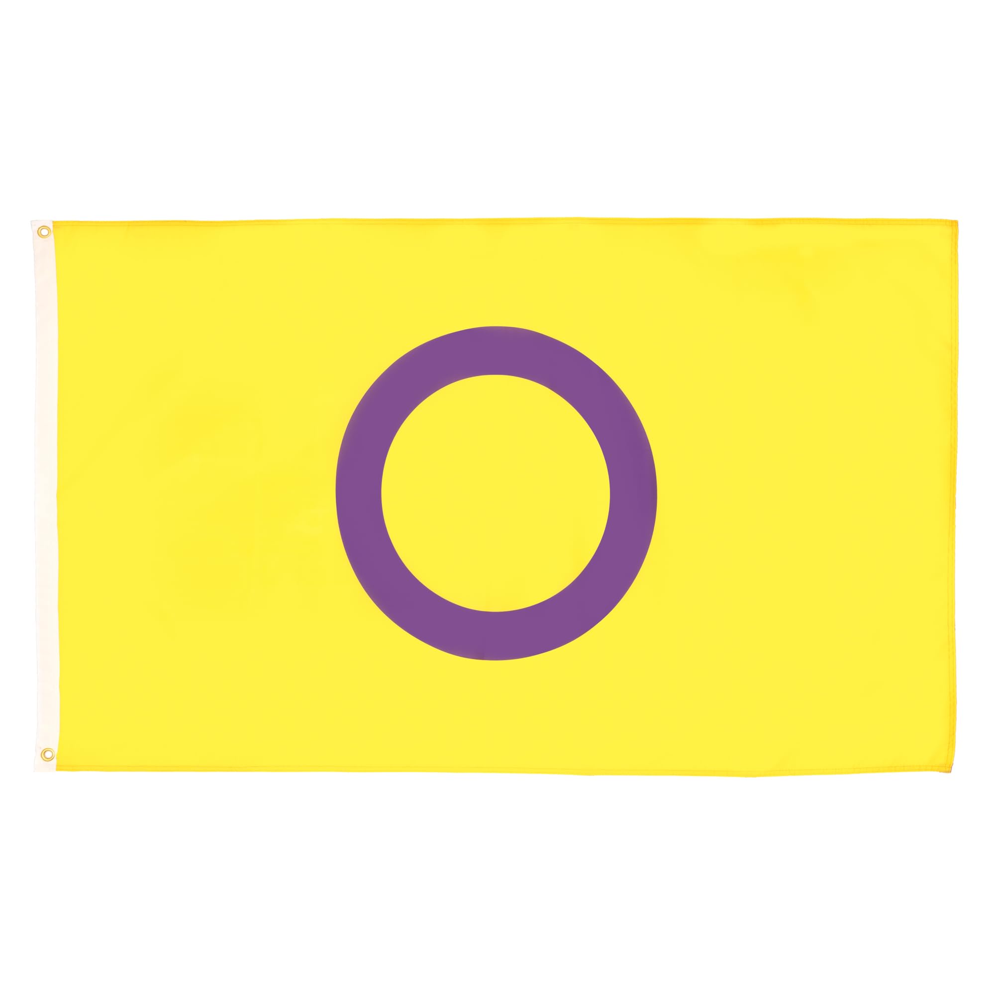 AZ FLAG - Intersex Pride Flag - 3x5 Ft - 100D Polyester Intersexuality Banner with Two Metal Grommets - Fade Resistant - Vivid Colors - 3' x 5' Feet - 150x90 Cm