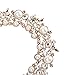 Holylove Statement Necklace for Women Pearl Necklace Novelty Jewelry White with Gift Box-8058set