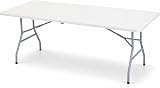 Oypla Heavy Duty Folding 6ft Trestle Table White - Garden Catering Table view 7