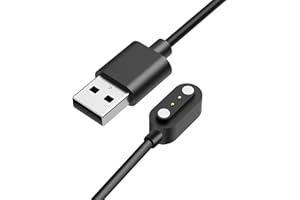 warmartter 3.3FT Smart Watch Charger Magnetic, USB Charging Cable for YAMAY VeryFitPro SW023 ID205L SW021 ID205U ID205S SW025 Uwatch 3 3S 2 2S