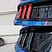 QHCP Smoked Black Tail Lamp Cover 6Pcs Tail Light Lamp Protector Decorate Shell Fit for Ford Mustang 2018 2019 2020