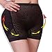 FLORATA Women's Seamless Butt Hip Enhancer Jacquard Shapewear Hip Butt Padded Panty