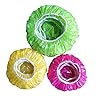 90 Stuks Elastische Kleurrijke Kom Covers Elastische Voedsel Opslag Covers Plastic Wrap Bowl Covers Plastic Voedsel…