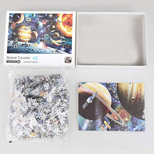 GamePath 1000 Piece Puzzles for Kids Adults, Space Theme Adult Puzzles Premium Quality Recycled Material Jigsaw Puzzle –Family Puzzles Educational Games