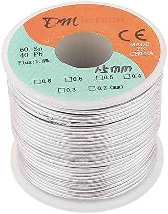 DMiotech 1.5mm 400G 60/40 Rosin Core Tin Lead Roll Soldering Solder Wire