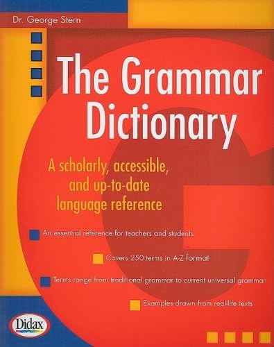 Didax Educational Resources Grammar Dictionary