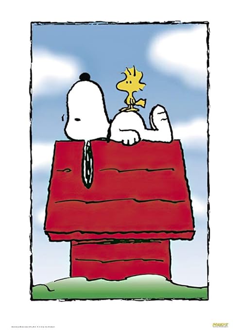 Peanuts Poster Snoopy & Woodstock (Hütte): Amazon.de