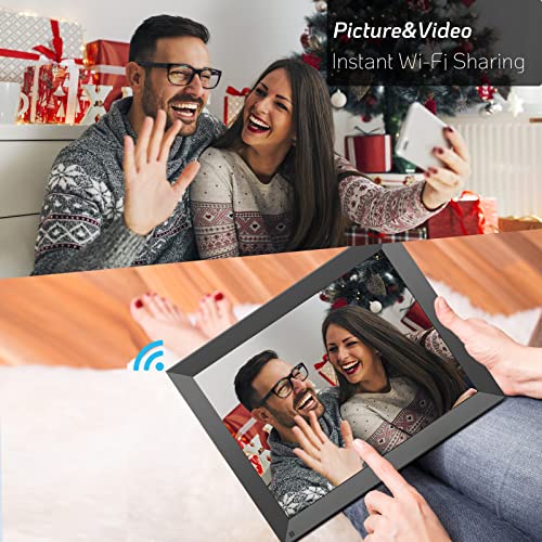 BSIMB 15 Inch Large WiFi Digital Picture Frame(W15A) Unlimited Cloud Storage, 16GB Internal