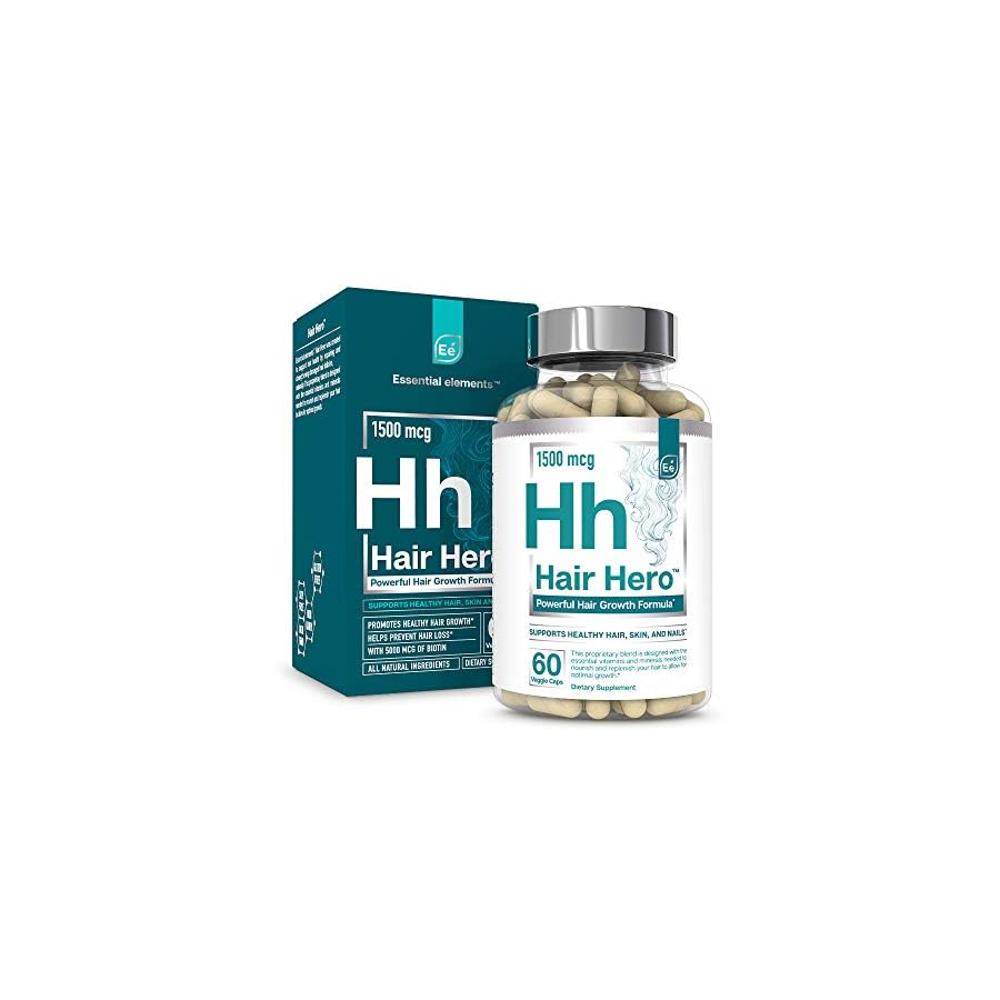 Hair Hero Hair Supplement for Women and Men Powerful Hair Vitamin