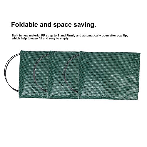 Hengu 4Pack 72 Gallons Large Garden Bags,Reusable & Durable Heavy Duty