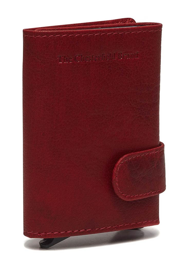 The Chesterfield Brand Antique Buff Portland credit card case RFID leather 7 cm