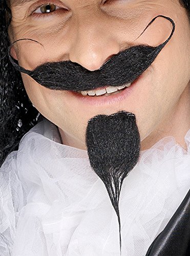 Smiffy's Men's Cavalier Set Beard and Tash Self Adhesive