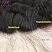 HC hcremyhair Deep Wave Frontal Lace Closure Pre plucked 13x4 Free Part Brazilian Virgin Hair Frontals with Baby Hair Bleached Knots Natural Color 14 Inch