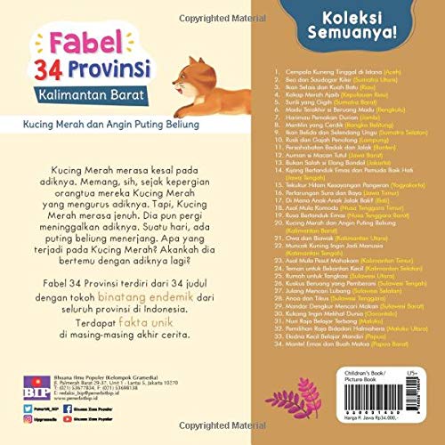Fabel 34 Provinsi Kalimantan Barat Kucing Merah Dan Angin