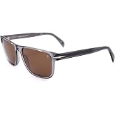 David Beckham DB 1060/S Transparent Grey/Brown 57/17/145 men Sunglasses