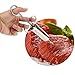 304 Stainless Steel Seasoning Meat Injector Kit with 2-oz Large Capacity Barrel + 3 Needles + 4 Spare O-rings Professional Marinade for Beef Chicken Turkey