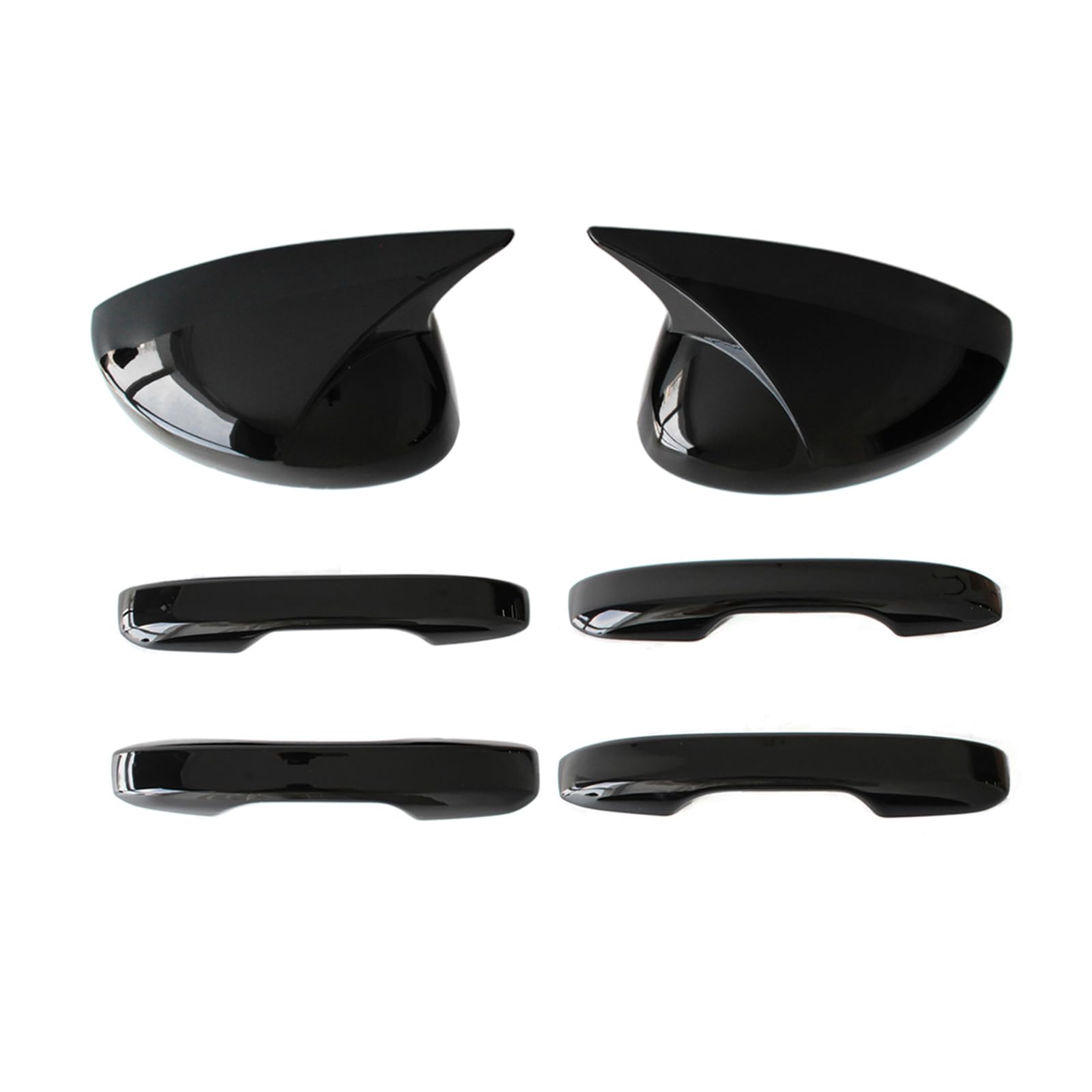 View 1 of **********MISSING PARTS*******
AUCERAMIC 2 Side Door Mirror Cover Caps 4 Door Handle Cover 11th Gen Civic Fit for 2022-2026 11th Gen Honda Civic LX Sport EX Si Sedan, LX EX-L Sport Hatchback (Fit for Without Turn Signal)
