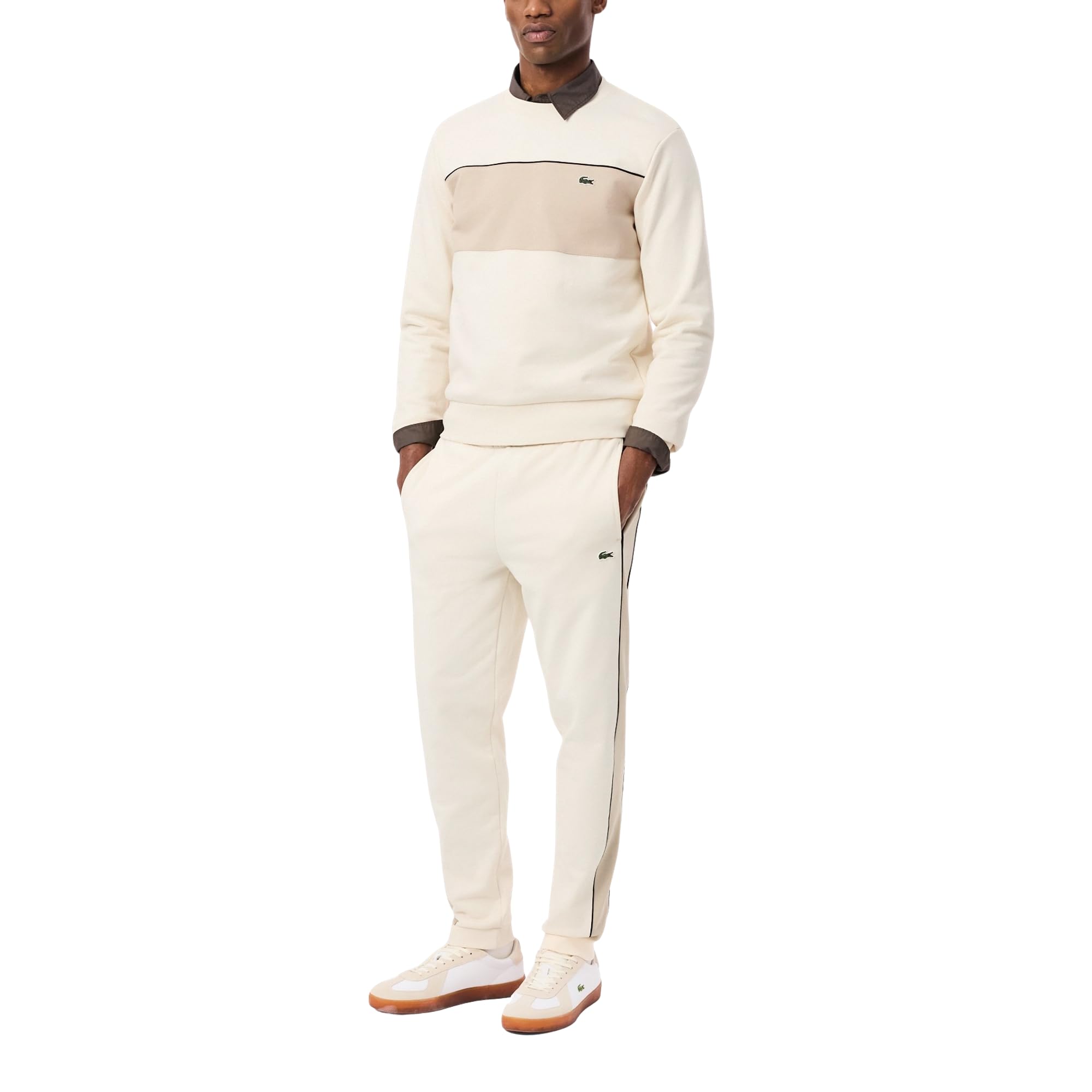 Lacoste Men’s Tapered Leg Sweatpants, Lapland/Lionne, Small