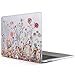 iDOO MacBook Pro 13 Case 2017 & 2016 Release A1706 / A1708, Soft Touch Plastic Hard Case Cover for Newest MacBook Pro 13 inch with/Without Touch Bar - Plants and Flowers