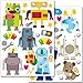 WANDKINGS Wall Stickers Robots Sticker Set – 40 Stickers on 2 US Letter Sheets (Each 8.3 x 11.7 inch)
