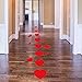 Valentines Day Heart Floor Decals Stickers Valentine Decorations for Home Party Wedding Anniversary Classroom Floor Decor