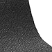 Wool Flat Shoe Insert for Sandals & Sockless Shoes, Comfortable Shoe Insoles with Sweat-Absorbent Natural Fiber & Non-Slip Silicone Grip, Narrow-Cut Shoe Inserts for Women, Black, Size 39 - SoxsolS