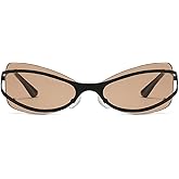 mincl Oversized Pilot Punk Sunglasses Women 2025 Luxury Vintage Big Frame Sun Glasses For Lady Outdoor Eyewear UV400