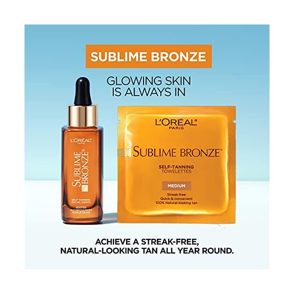 LOreal-Paris-Skincare-Sublime-Bronze-Sunless-Tanning-Towelettes-Fast-Drying-Streak-Free-Self-Tanner-6-ct L'Oréal Paris Skincare Sublime Bronze Sunless Tanning Towelettes, Fast-Drying, Streak-Free Self Tanner, 6 ct.
