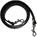 The Jet Setter Collection - Black Genuine Top Grain Leather Replacement Purse Strap Handbag Bag with Nickel Tone (Silver Tone) Hardware